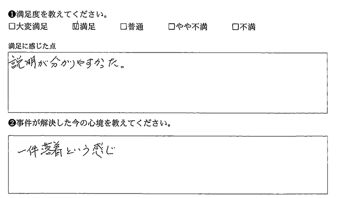 説明が分かりやすかったです